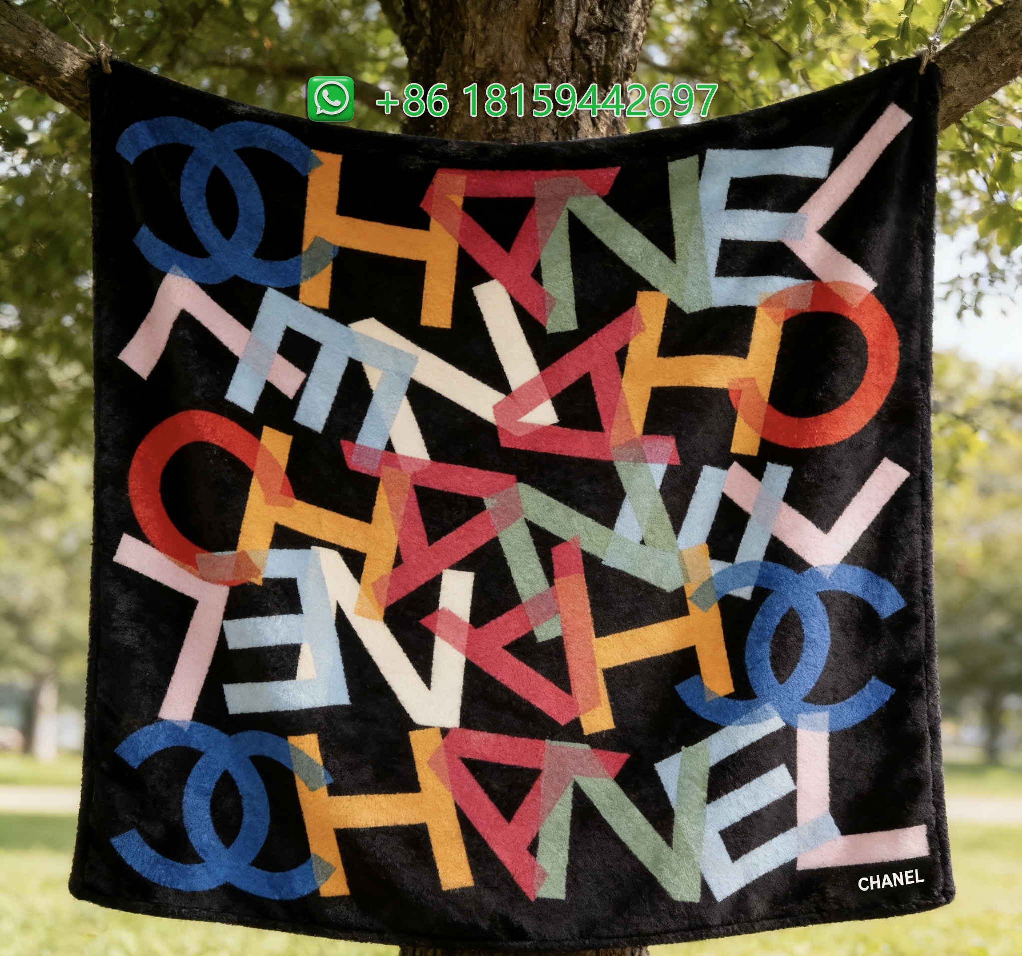 Chanel Throw Blankets